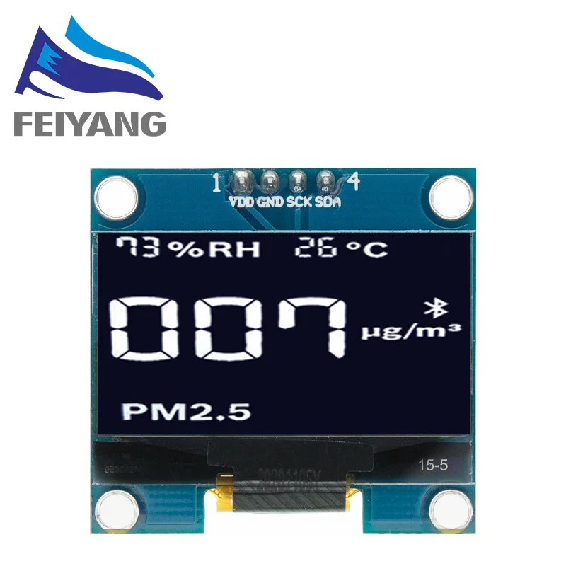 1.3 Inch OLED Module White / Blue Color 128X64 OLED LCD LED Display Module 1.3 IIC I2C SPI Communicate for arduino Diy Kit