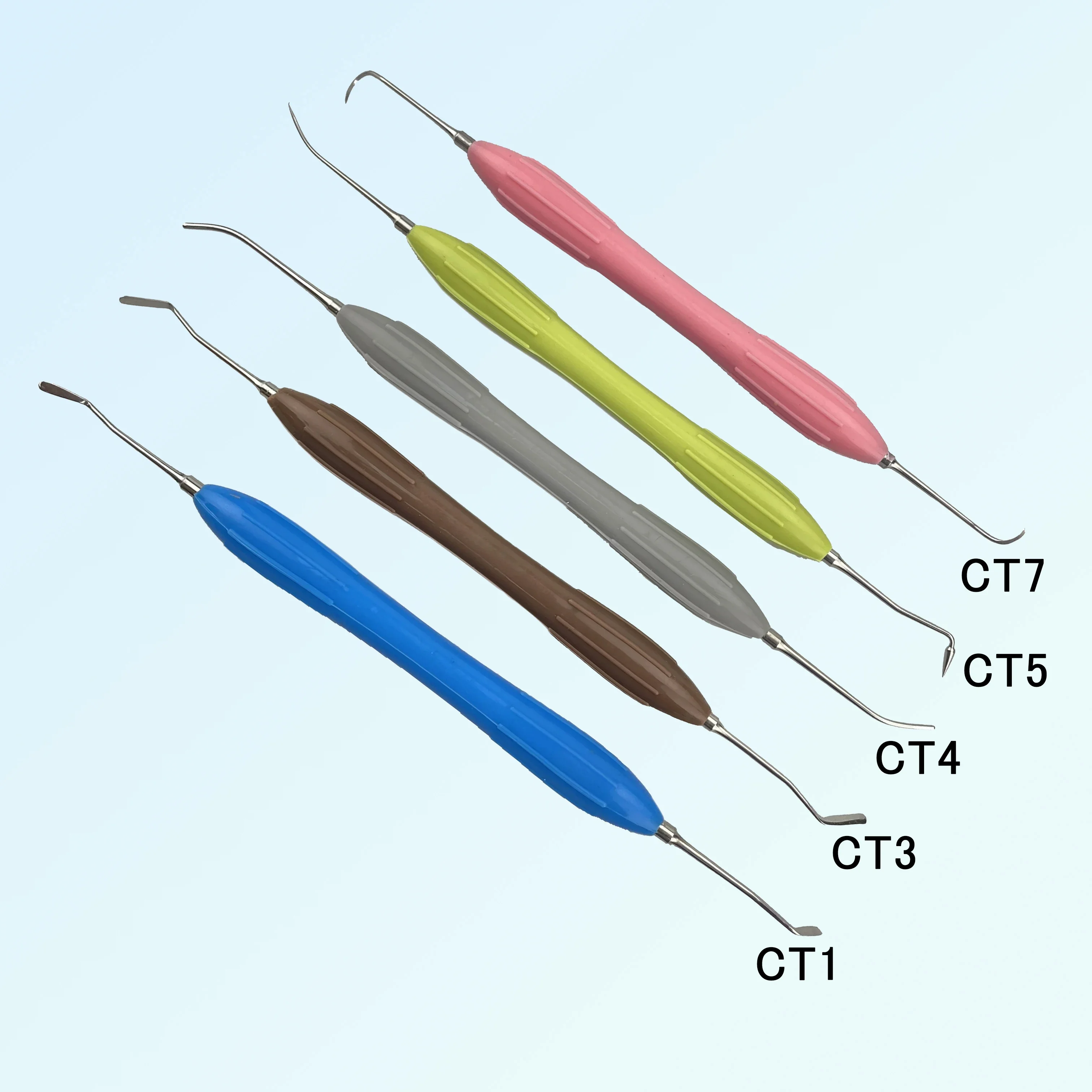 Dentale Spatel aus Verbundharz mit Silikongriff – langlebige Instrumente für ästhetische Zahnarzt-Restaurationen