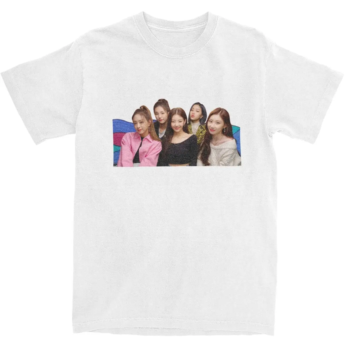 ITZY Received Artist Of The Year T Shirt Summer Y2K Basic T-Shirts Cotton Harajuku Tee Shirt For Male Short Sleeves Casual Tops