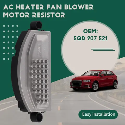 AC 히터 선풍기 송풍기 모터 저항기 에어컨 조절기, VW 골프 7 MK7 A3 옥타비아 5QD907521 5Q0907521
