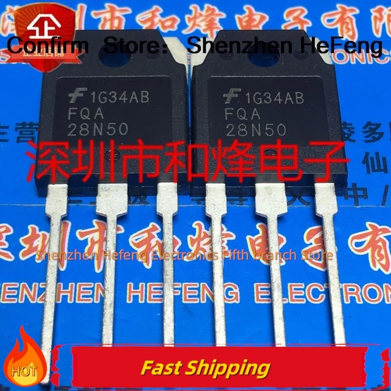 5PCS-10PCS FQA28N50  TO-3P 28.4A 500V     NEW AND ORIGINAL  Quality Can Be Purchased