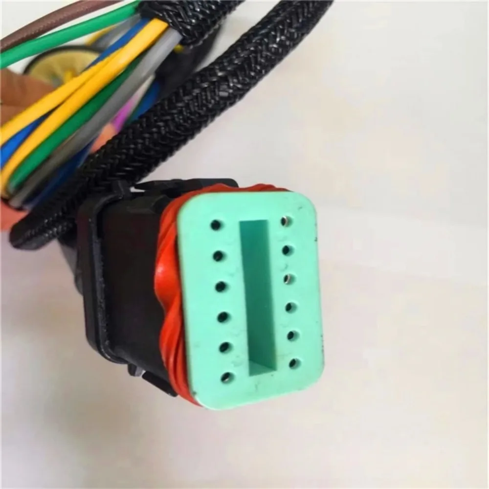 Arnés de Cableado para Inyector de Combustible Compatible con Motor Caterpillar E326D, Repuestos para Excavadora, Accesorio de R