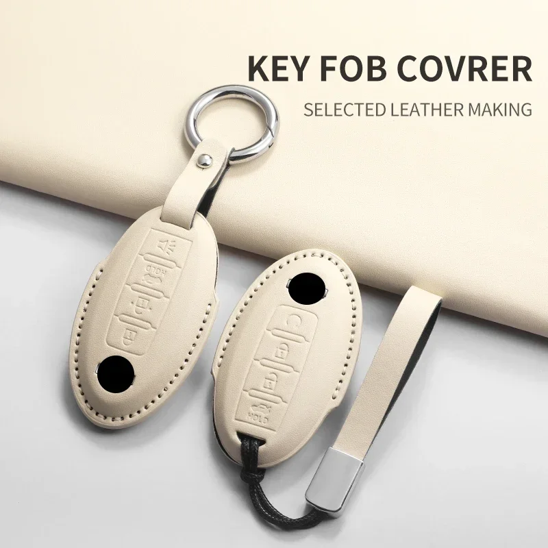 حافظة مفاتيح السيارة غطاء شل فوب لنيسان J11 J10 فيرسا ماكسيما ألتيما روج سنترا مورانو تريل لإنفينيتي FX35 QX60 حلقة مفاتيح السيارة