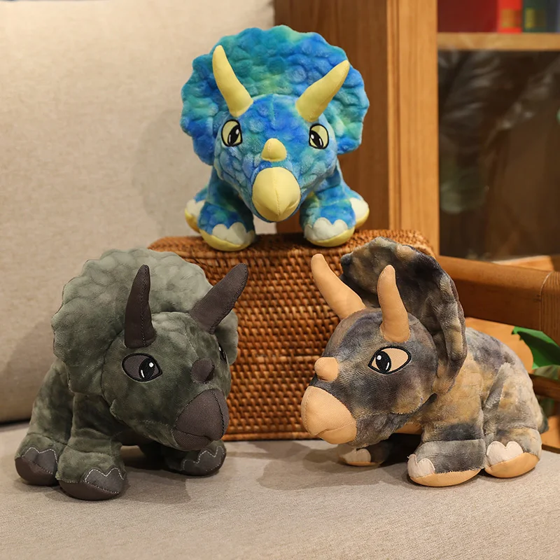 

30 см кавайный мультфильм моделирование аниме треугольный динозавр мягкая плюшевая игрушка детская ручная кукла с острым драконом подарок