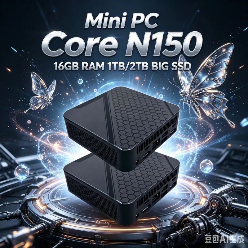 2026 Arrival Core  N150  BT5.2 WiFi6 Portable Mini PC Computer16GB RAM 1TB/2TB BIG SSD Gaming Computer  office Desktop