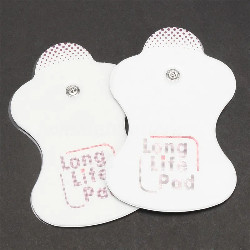 10Pcs Long Life Electrode Replacement Pads For EMS Pulse Massager Self Adhesive Conductive Massage Replacement Patches