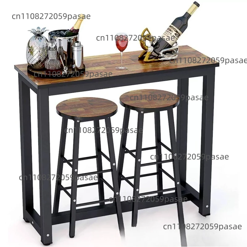 Home decoration products 3 pieces dining table set 2 stool chair kitchen breakfast bar set
