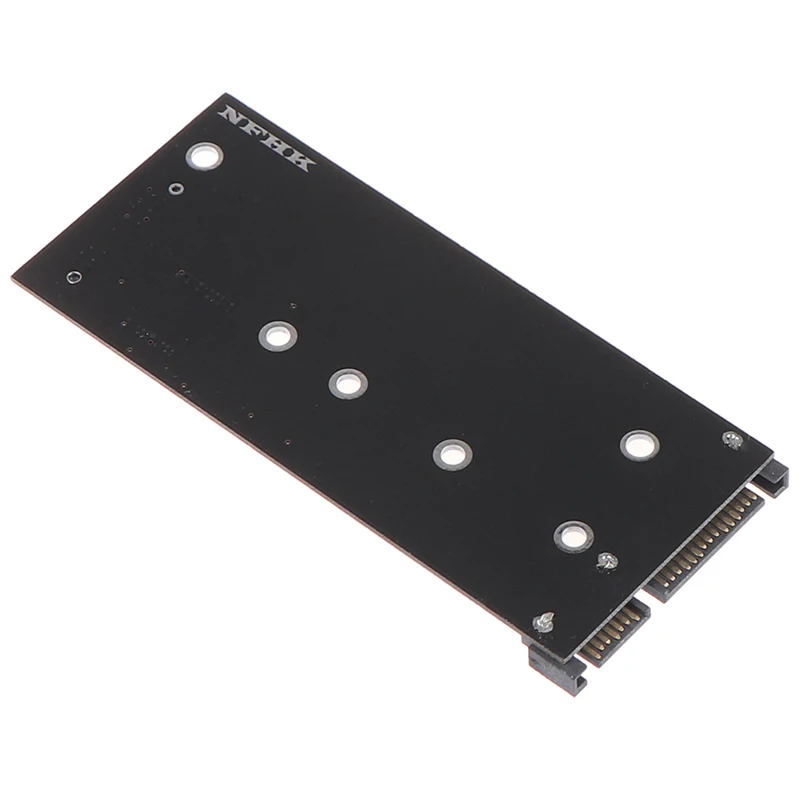 Carte adaptateur de convertisseur M.2 NGFF SSD vers SATA avec vis B + M Ke 2.5 pouces 15 broches Sata3, 1 pièce