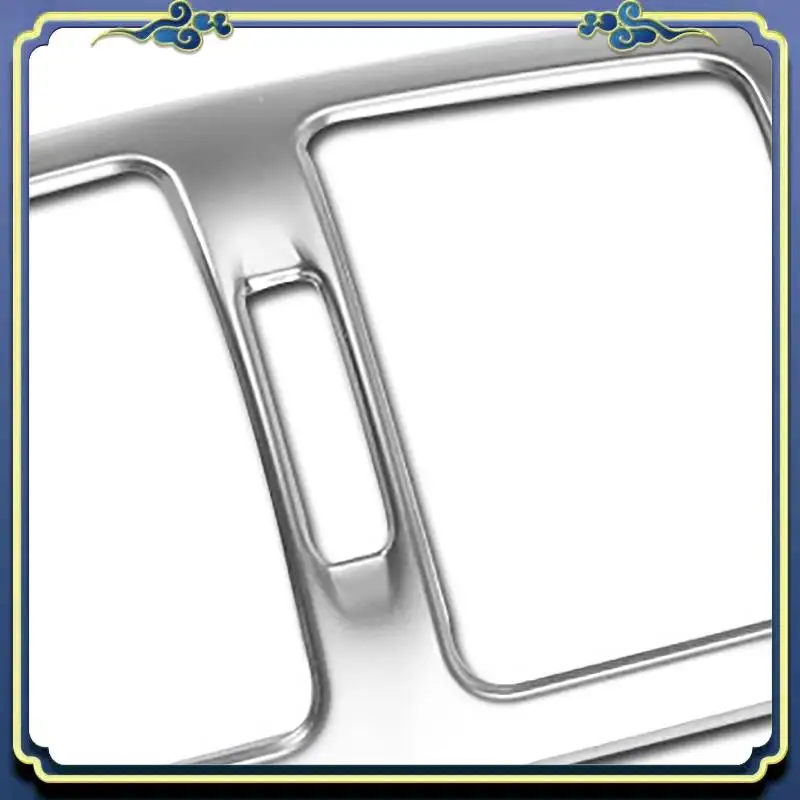 

AU16-Car Rear Air Conditioning Vent Decorative Frame Air Outlet Trim Strip Stickers For Mercedes Benz C Class W204 2009-2014