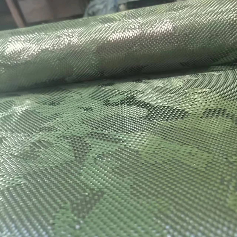 

Kafu dark green camouflage jacquard fabric car and motorcycle parts decoration sporting goods carbon fiber and Kevlar fabric