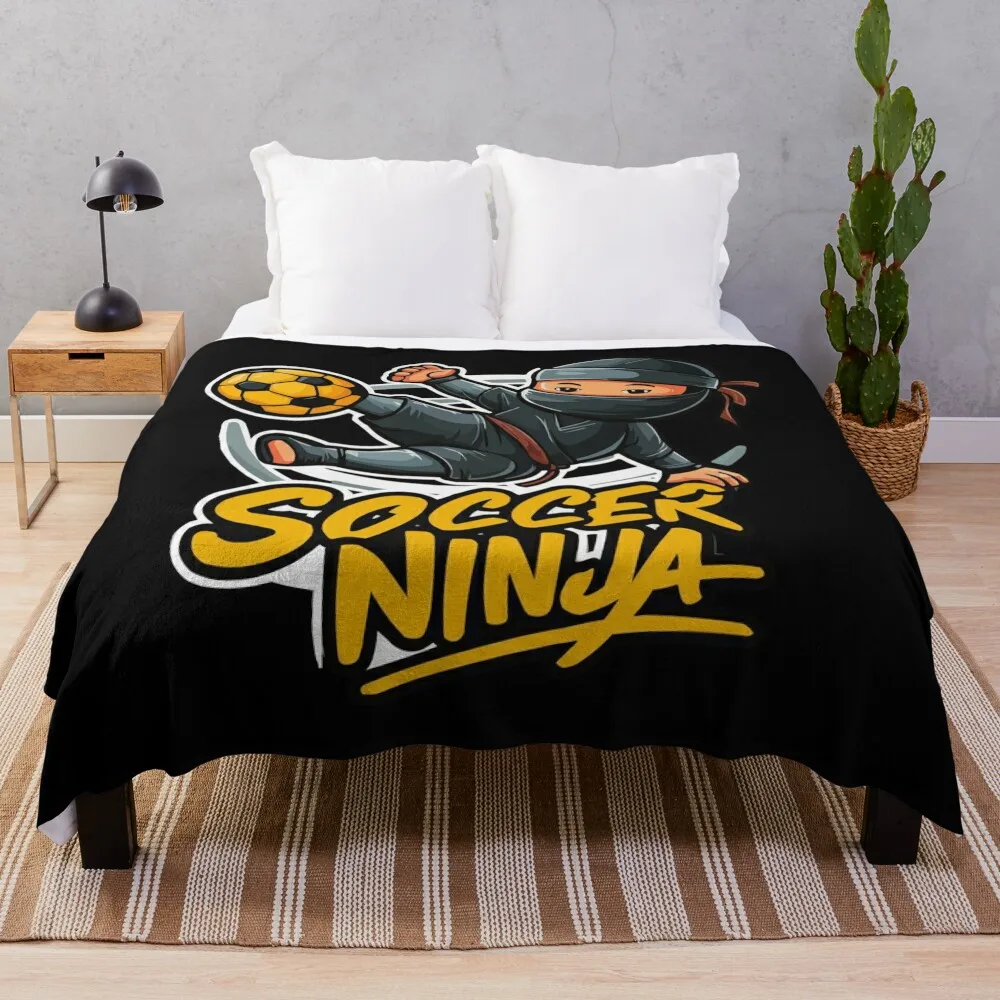 

soccer ninja Throw Blanket Luxury Thicken Giant Sofa Luxury Brand Blankets