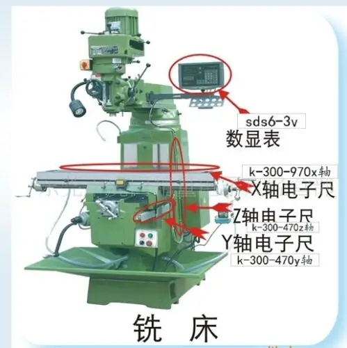2 Axis Digital Readout DRO SINO SDS2MS For Milling machine Lathe Machine One Year Warranty