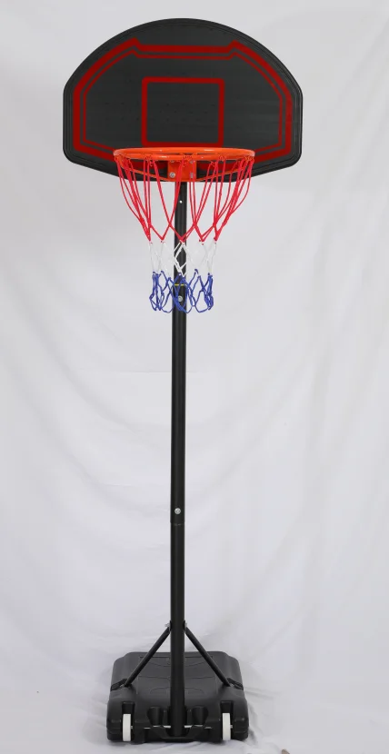 高耐久性HDPE屋内バスケットボールコートフープ、調節可能なスタンドと耐久性のある機器付き