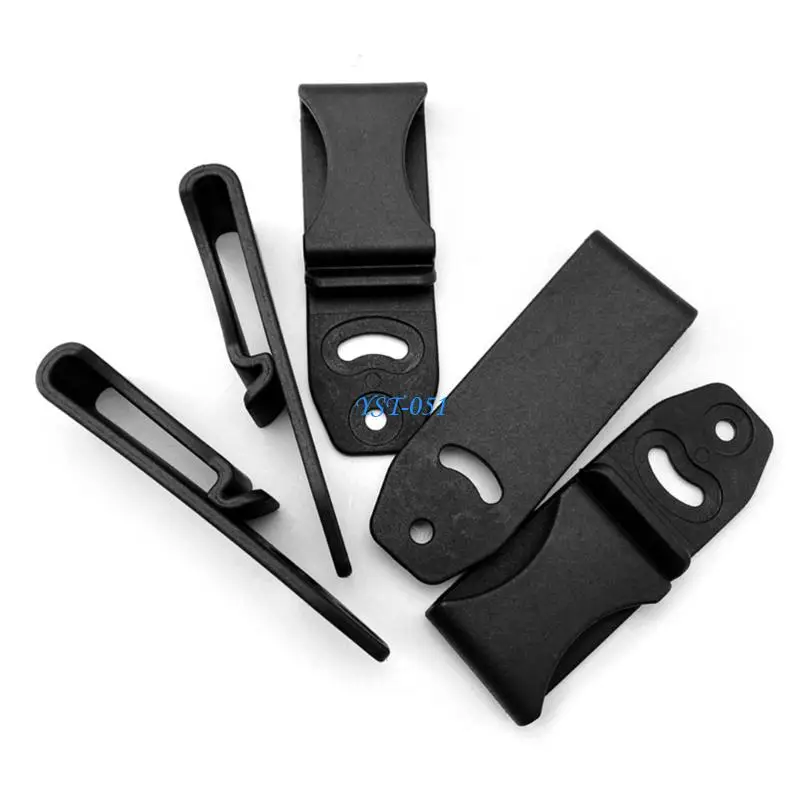 

E15A Durability Nylon Belt Clip Set For Kydex Sheaths And Tool Holders Design For Enthusiasts Trainers Nylon Sheath Clip
