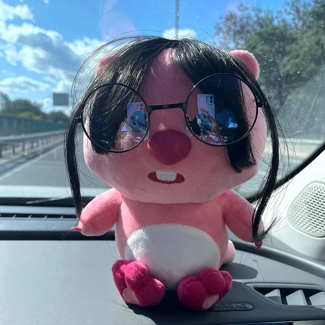 Boneca De Pelúcia Kawaii Loopy, Urso De Desenhos Animados, Boneca De Pelúcia Macia, Brinquedos De Decoração De Mesa, Eu Ouvi Que Você Tem Um Amigo Que Se Parece Com Isso, 20cm