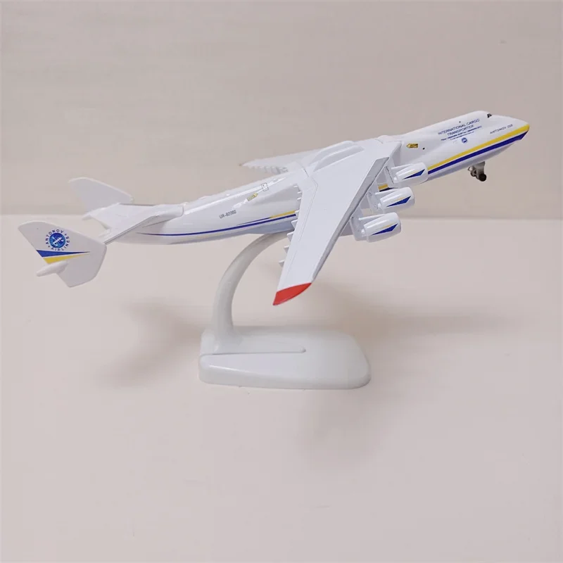 

20cm Alloy Metal Soviet Union Air ANTONOV 225 An-225 Mriya WORLD BIGGEST CARGO 1/400 Scale Diecast Airplane Model Plane & Wheels