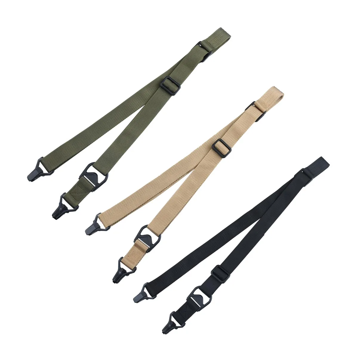 

MS3 MS2 MS4 Tactical Adjustable Sling Straps Single/2 Point for AR15 M4 M16 HK416 AK47 Hunting Metal Clip Mount Safety M-LOK