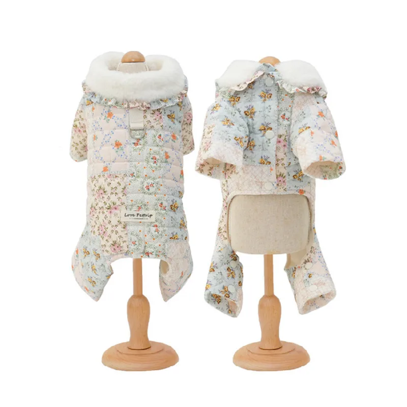 

Зимняя одежда для домашних животных, комбинезон, плотная теплая одежда для собак, пальто, куртка для щенка, померанского шпица, пуделя, бишон, шнауцер, одежда, костюм для собаки XXL