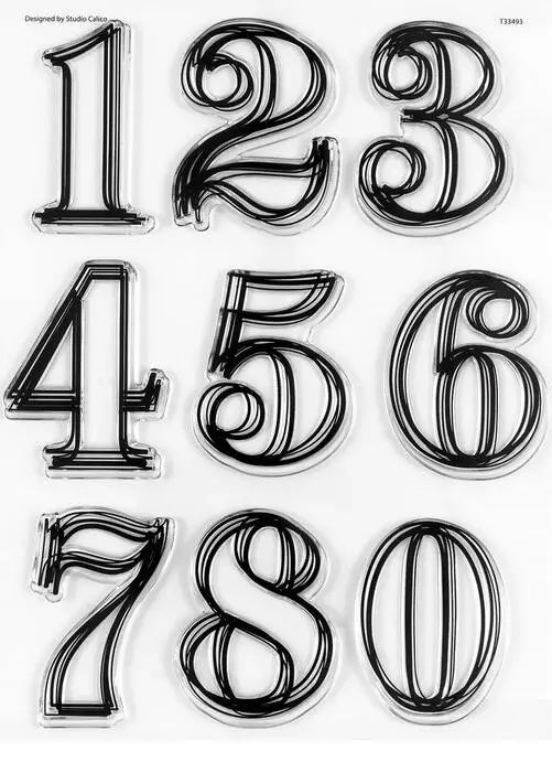 2023 New English Clear Silicone Stamp / Seal For DIY Scrapbooking / Album Decorative Clear Stamp Sheets A7234