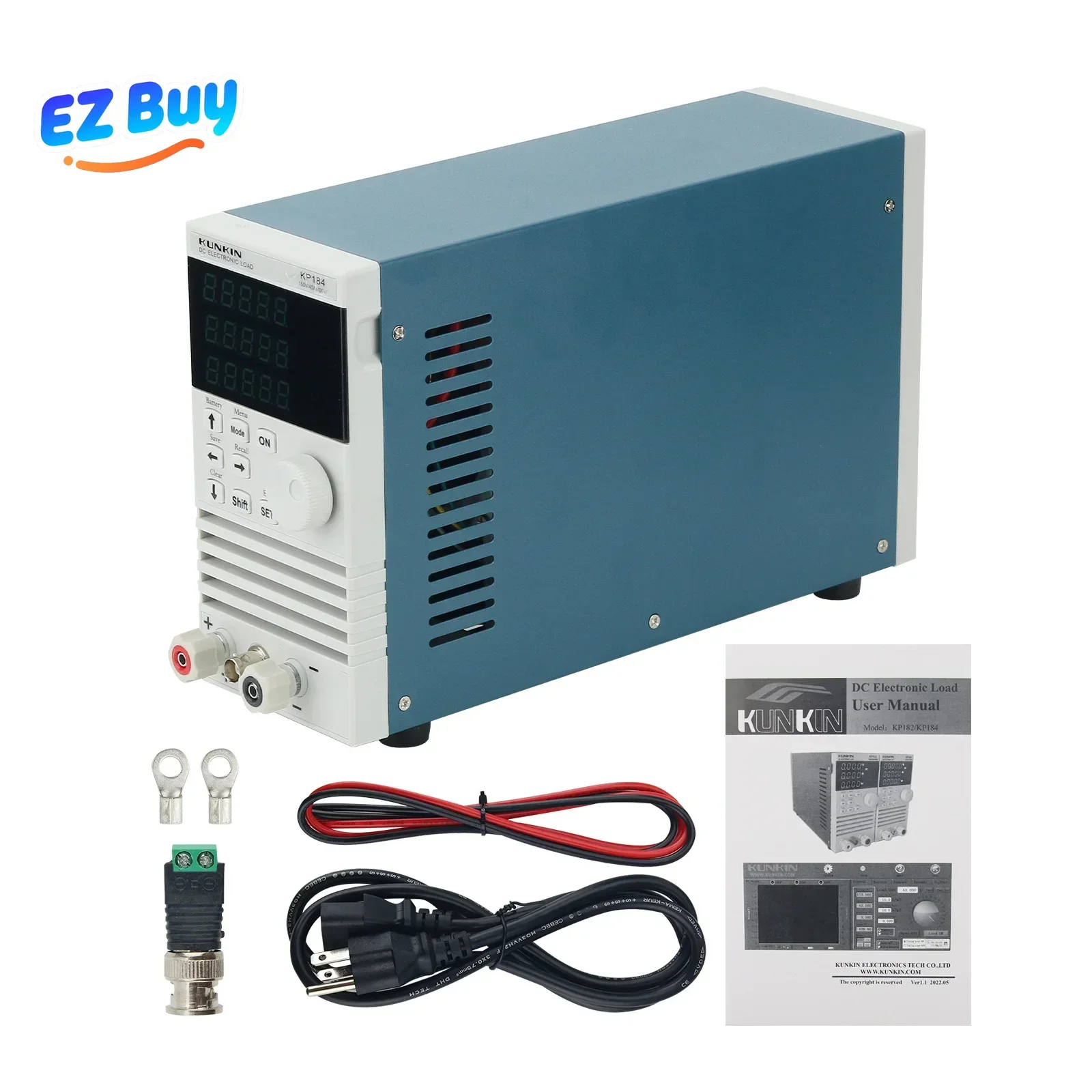 2025.4 AC110/220V KP184 High Precision Battery DC Electronic Load Tester Support For RS232/RS485 Communication