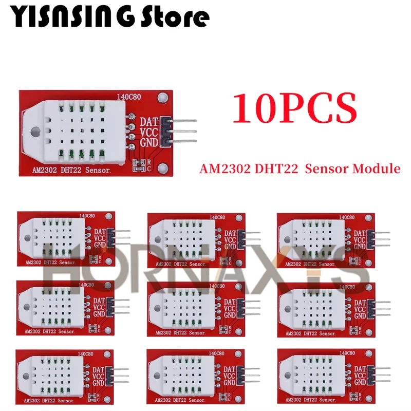 1-10 pces/sensor de temperatura digital/sensor de umidade am2302 dht22 módulo sensor para arduino eletrônico diy