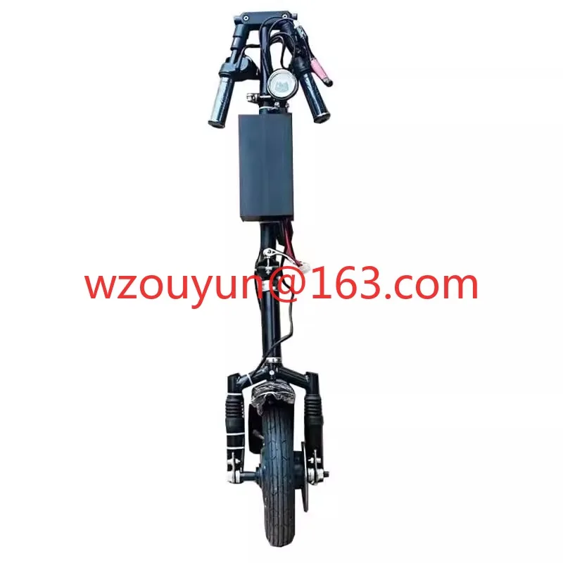 Roda elétrica de 10 polegadas, tração frontal elétrica com freio a disco, carro para deficientes, cadeira de rodas dianteira, trator