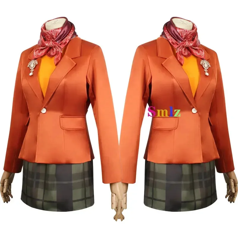 

Ashley аниме Graham Evil 4 косплей костюм куртка платье женские свитера наряды Хэллоуин карнавальный костюм для вечеринки x 4'b,5;y, 8