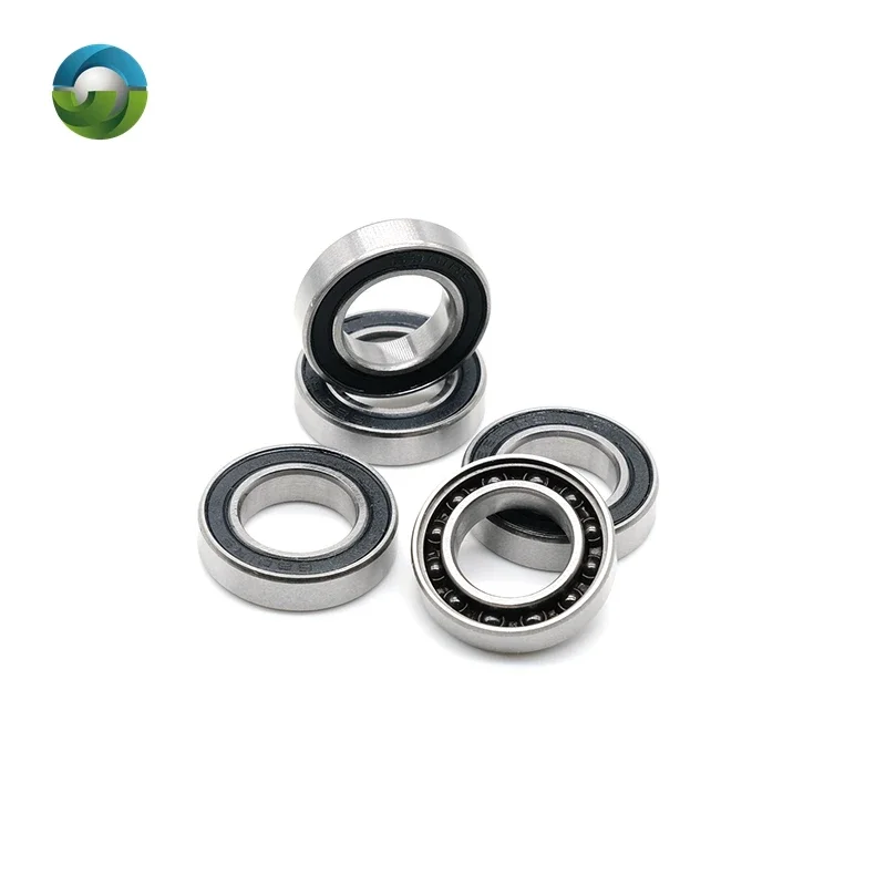 6801-2RS Stainless Bearing 12*21*5 mm (1 PC) ABEC-7 6801 RS Bicycle Hub Front Rear Hubs Wheel 12 21 5 Ceramic Balls Bearings