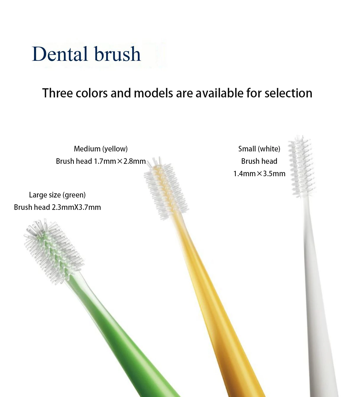 100pcsDental Disposable Dpplicator For oral Medicine Bonding To Tooth Surface Treating Bracket Bonding Medicine Applying Brush