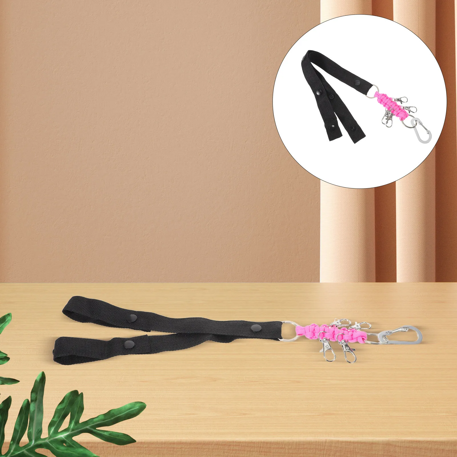 بوم بوم حامل حزام أزرار خاطفة لحقيبة الظهر التشجيع اكسسوارات تخزين حلقة دائم حزام الأجهزة المعدنية يهتف