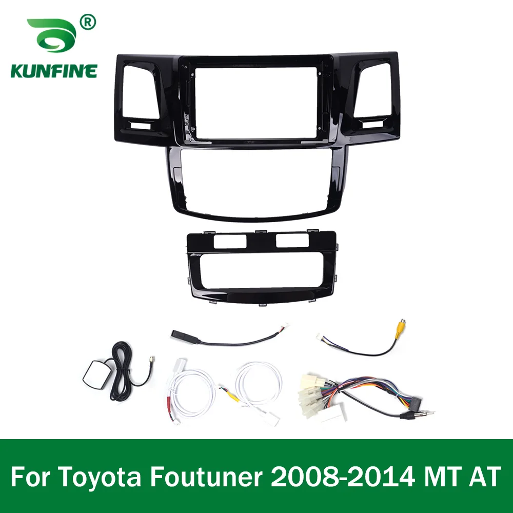 

Car GPS Navigation Stereo For Toyota Foutuner Hilux 2008-2014 Radio Fascias Panel Frame Fit 2Din 9 inch In Dash headunit screen