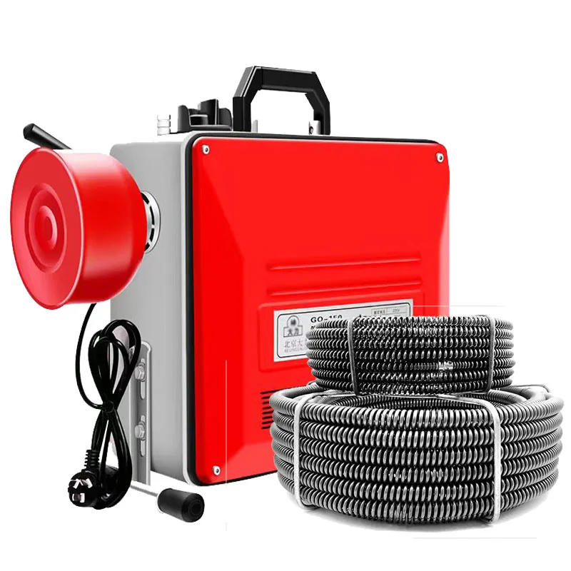 Model Electric Drain Cleaner, A Professional Pipe Cleaning Machine and A Great Tool for Unblocking Drains.