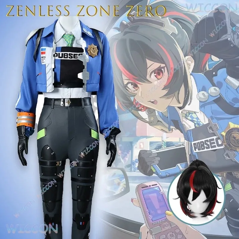 

asdh8@Zenless Zone Zero Zhu Yuan Cosplay Costume Order Department Investigation Team Leader Hoyoverse Anime Outfit Maker GameC