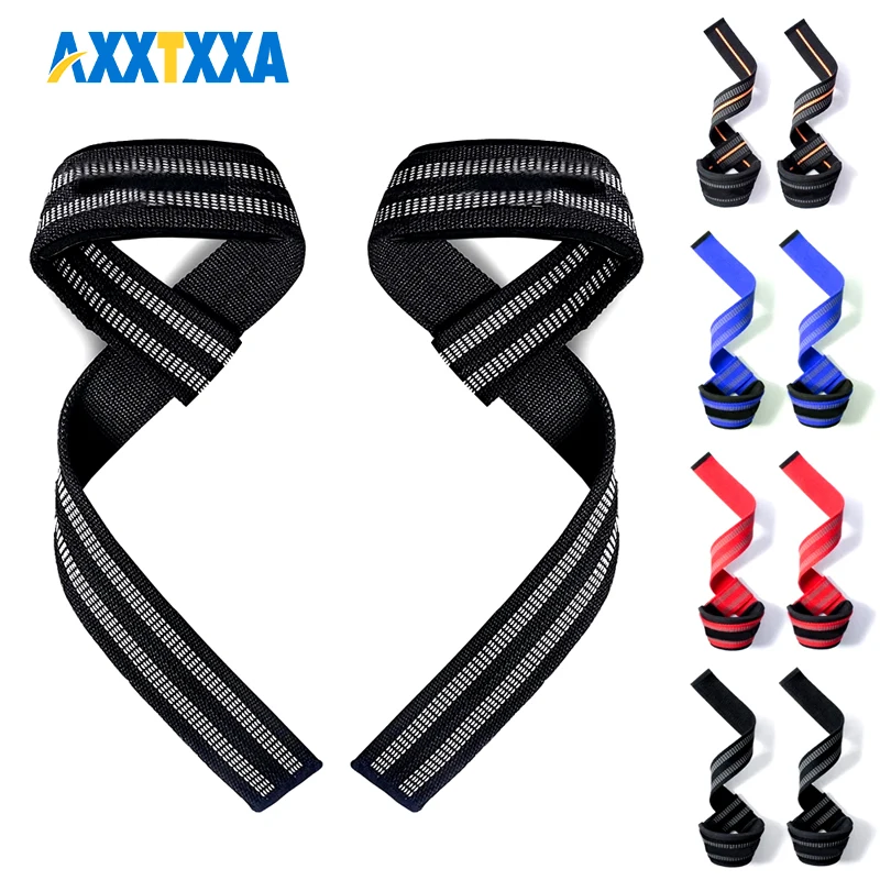 1 par de correas de levantamiento de pesas, correas de levantamiento muerto de muñeca con acolchado para hombres y mujeres, correas de levantamiento de muñeca para levantamiento de pesas