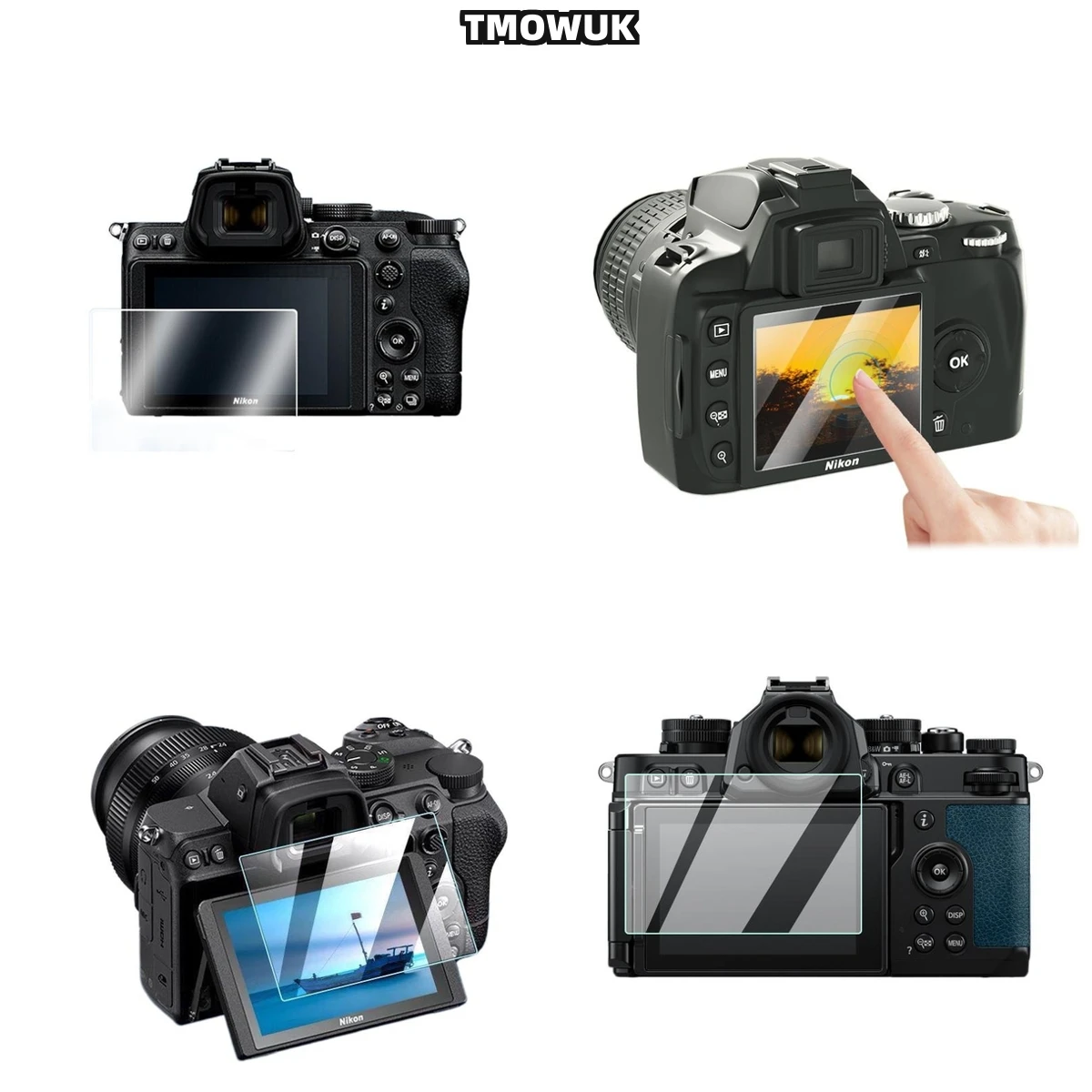 

​​For Nikon Z5 Z6 Z7 Z8 Z9 - Military Grade Anti-Glare Film, 9H Tempered Glass HD Camera Screen Protector​​