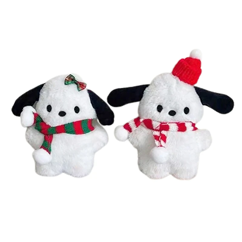 Porte-clés en peluche Sanurgente Butter, pendentif Anime Pochacco, porte-clés mignon de dessin animé, décoration de sac, cadeau d'anniversaire pour fille, Kawaii