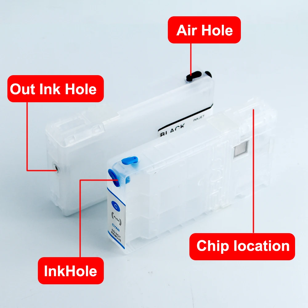 T7891 T7901 T7911 T7891 T7881 T7921 T6761 T6781 T6771 T7011 T7021 T7031 Refillable ink cartridge No Chip For Epson WF5690 4640