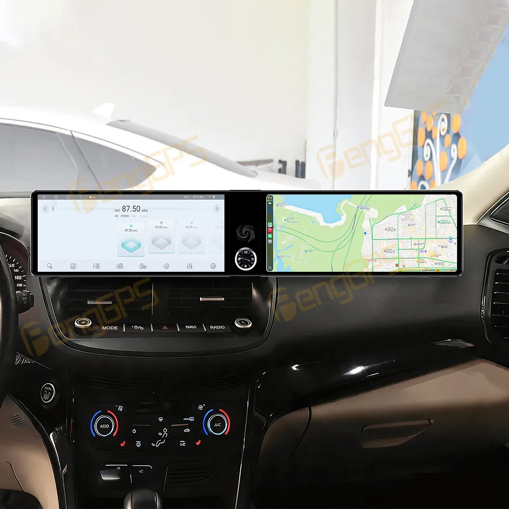Für Ford Kuga 2013-2018 Android Autoradio Multimedia-Videoplayer Kabelloses Carplay Autoradio Stereo GPS-Navigation Haupteinheit