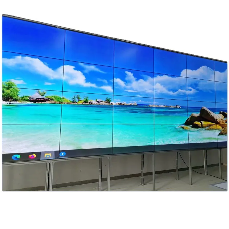 55-Inch 3.5mm high-definition LCD splicing screen can be applied to KTV bar restaurant exhibition hall exhibition hall meeting