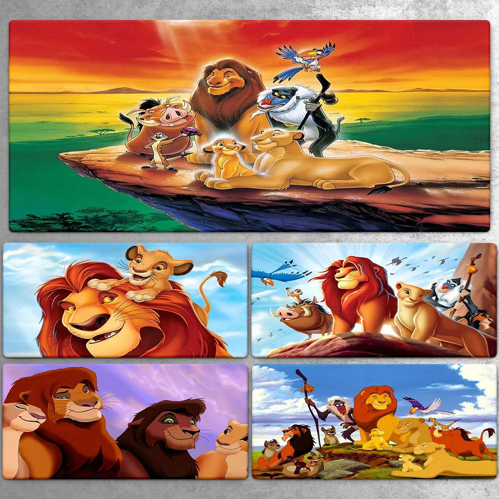 Large Mousepad XXL Lion King Simba Mouse Pad Keyboard Gaming Accessories Mouse Mats Game Office Computer PC Gamer Laptop Mat