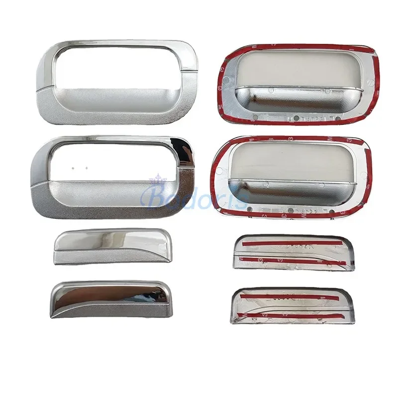 Cubierta de manija de puerta, pegatina decorativa embellecedora de inserción de cuenco de agarre para Toyota AVANZA F600 F601 2003-2011, accesorios de estilo de coche ABS cromado