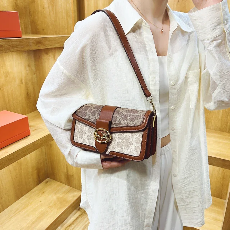 Sac fourre-tout en cuir de luxe pour femmes, élégant, sac à main à bandoulière de styliste classique pour Style moderne