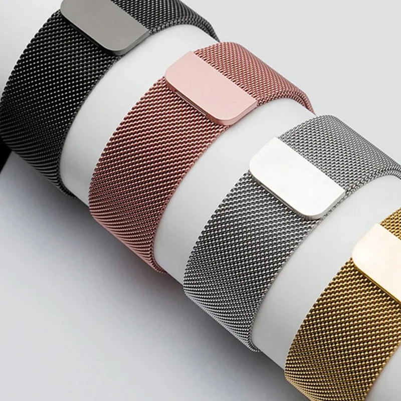 Milanese Loop for apple watch Bands 45mm Ultra 2 49mm 44mm 41mm 40mm Metal bracelet for apple watch Strap series 9 8 7 6 5 4 SE