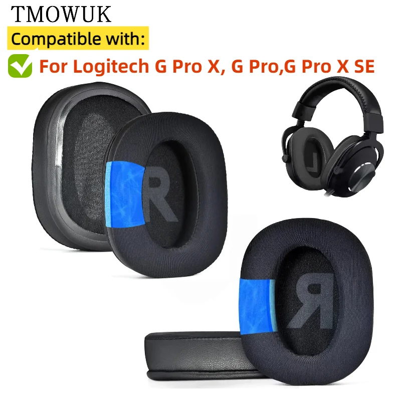 

For Logitech G Pro X, G Pro,G Pro X SE Headphones Headset Ear Pads Cushions Replacement Cooling Gel Earpads