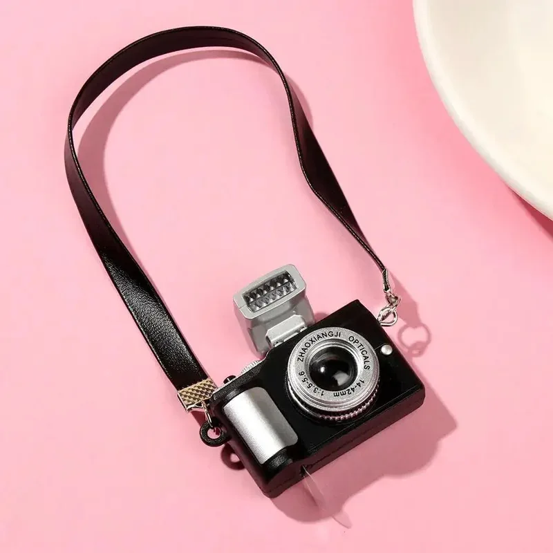 1Pc 1/6 1/8 1/12 Dollhouse Miniature Digital SLR Camera For labubu for upset duck Dolls House Decoration Accessory