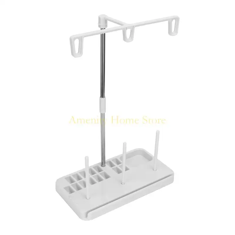 F26C 3 Spool -Threadhalter abnehmbarer Thread Rack Organisatoren Thread Spannung Halter