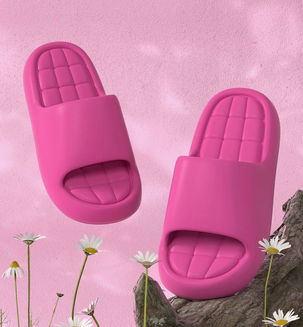 Unisex Badezimmer Hausschuhe Wolke Kissen Rutschen Sommer Flache Sandalen Dicke Plattform Schuhe Mann Innen Rutschfeste Paar Flip-Flops – Detail 2