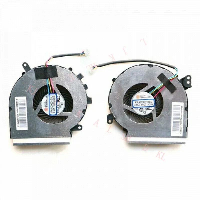 

N New FOR MSI GE62MVR GE72MVR 7RG Apache Pro MS-16JC MS-169C MS-179C CPU & GPU Fans