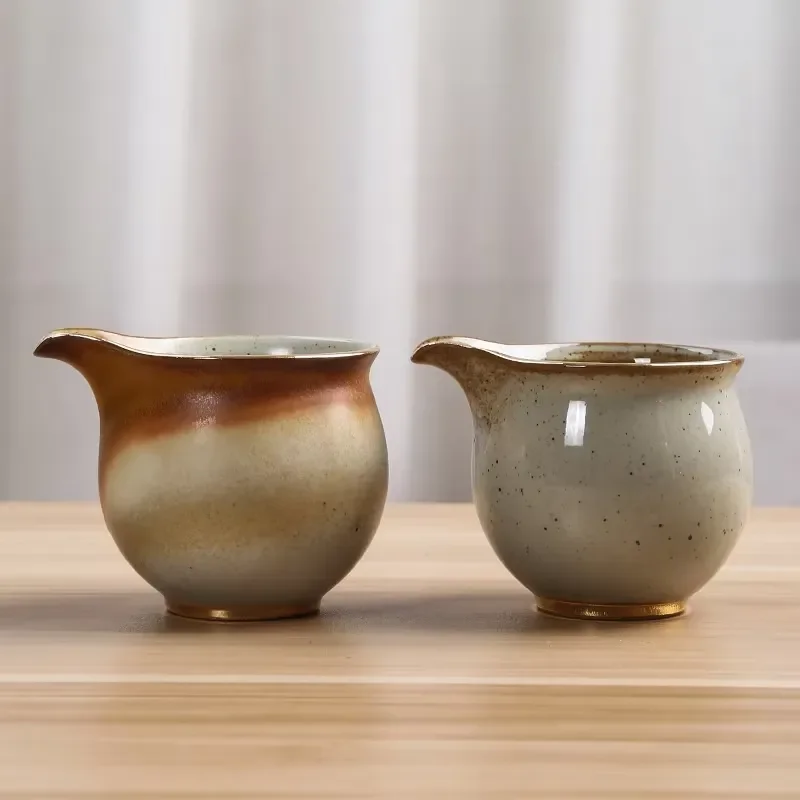 En gros, théière, tasse de partage et théière à effet de four en grès céramique, style antique, classique et traditionnel, avec filtre à thé Kung Fu