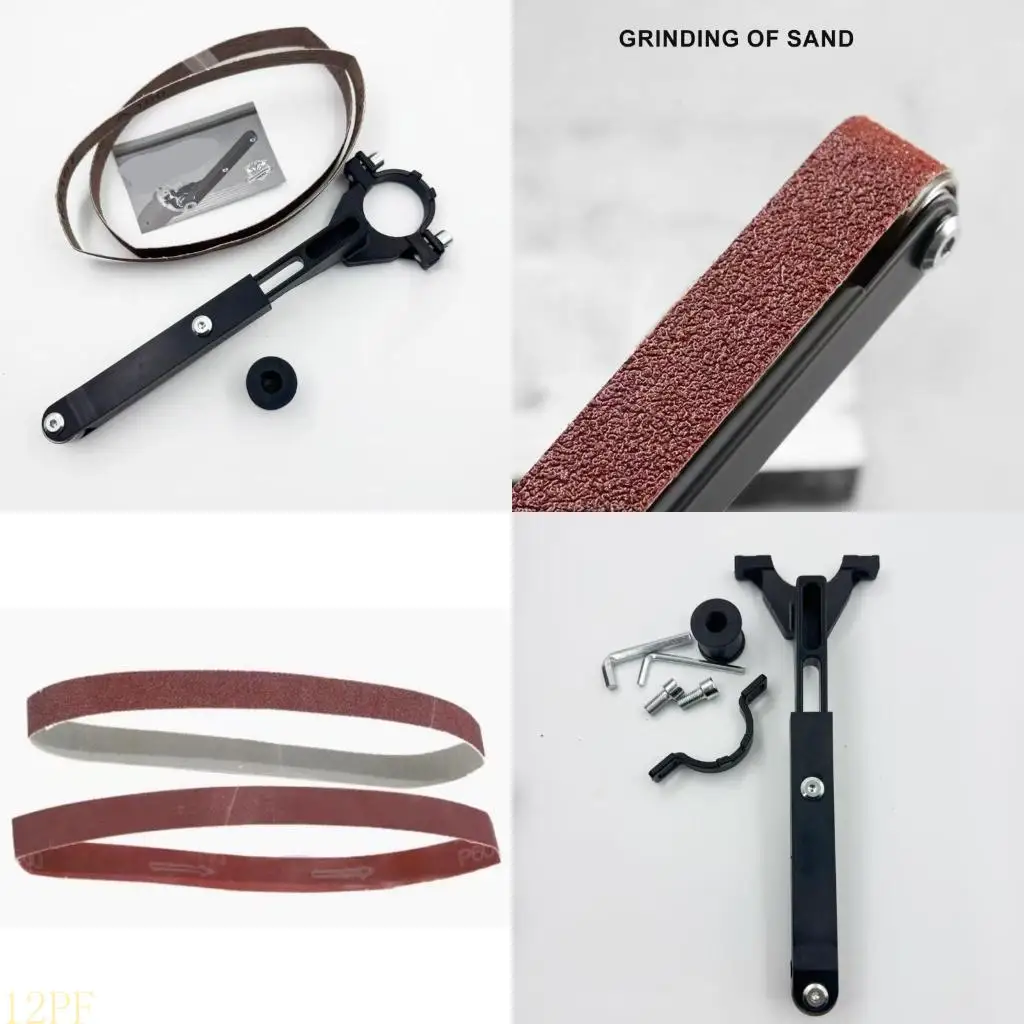 

12PF Efficient Belt Sander Upgrades for Angled Grinder for Metal and Polishing